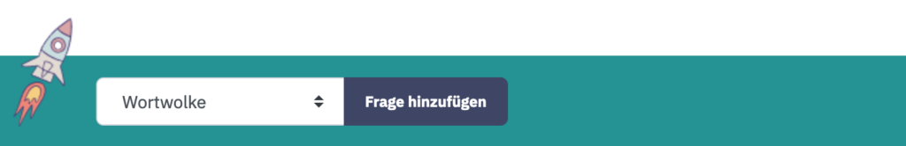 fragetyp wortwolke hinzufügen