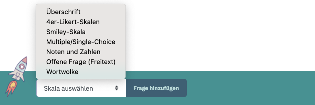 auswahlmenu-skala-frage-hinzufuegen